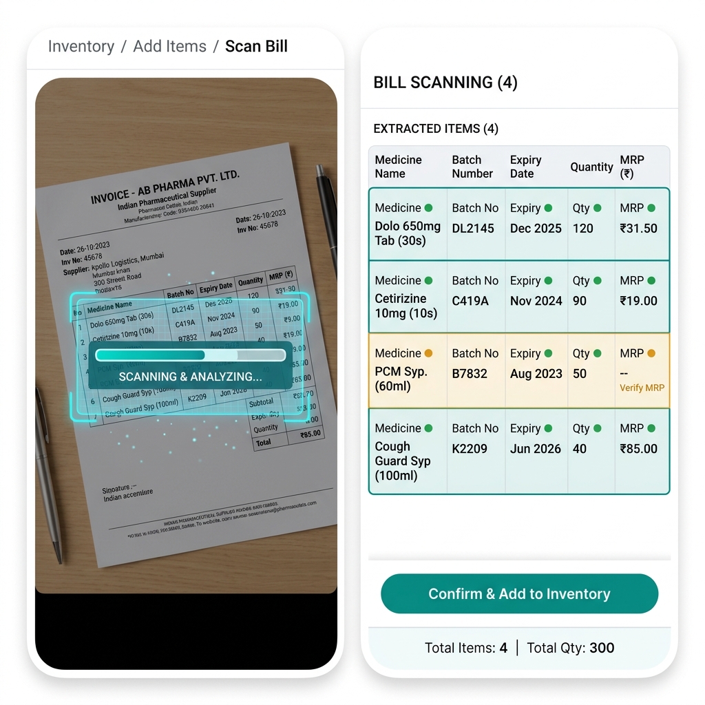 Scan Bill DawaAI — The Universal AI Operating System for Modern Pharmacies